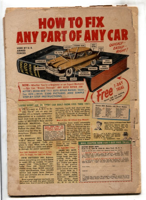 White Princess Of The Jungle #3  1952 - Avon  -FR - Comic Book