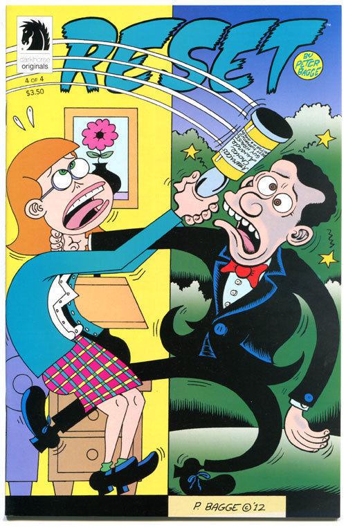 RESET #4, VF+, Peter Bagge, 2012, more Dark Horse in store