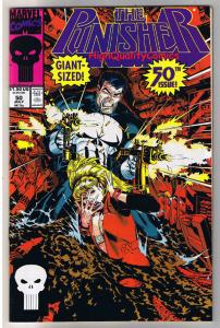 PUNISHER #50, Blazing Guns, Palmiotti, Blood,1987, NM+, more Marvel in store