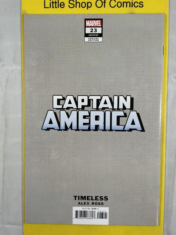 Captain America #23 Alex Ross Timeless Variant 2020 Marvel Comics