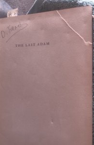 The last Adam, COZZENS, 1933, 301p