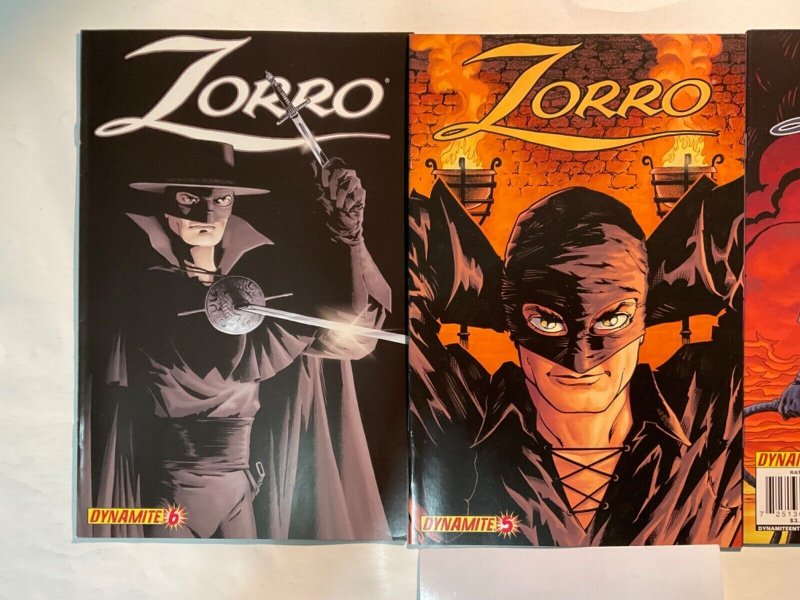 3 Zorro Dynamite Comic Books # 3 5 6 77 JS34