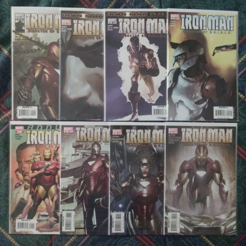Iron Man (2005) #11,12,13,16-19,22,23,25,28-32, Ann. #1 Director of SHIELD