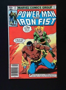 Power Man and Iron Fist #81  MARVEL Comics 1982 VF+ NEWSSTAND