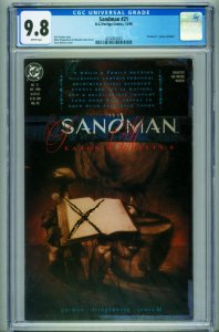 SANDMAN #21 CGC 9.8 comic book 1990-NEIL GAIMAN-4254922003