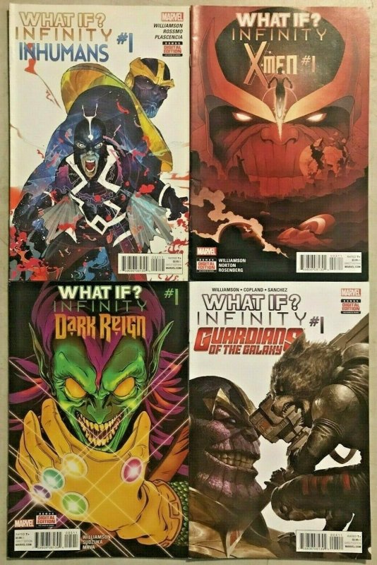 WHAT IF...?#1  VF/NM LOT (4 BOOKS) 2014 INFINITY GAUNTLET, DARK REIGN ETC.