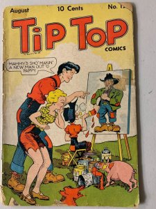 Tip Top #121 Tape on Cover Binding Splits 2.0 GD (1946)