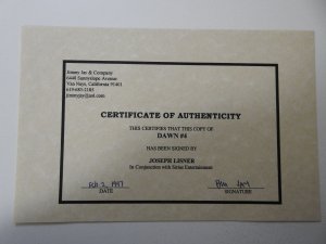 Dawn #4 (1996) Signed W/ COA! VF+ Condition