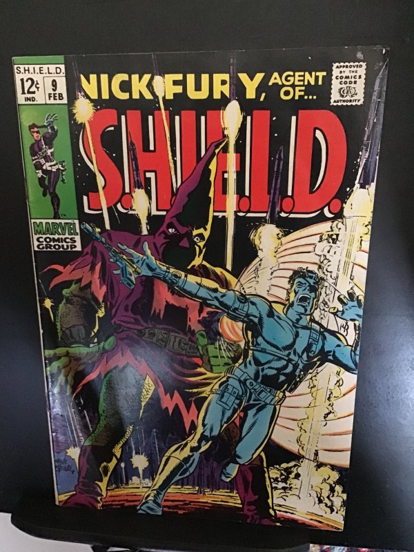 Nick Fury, Agent of SHIELD #9 (1969) S.H.I.E.L.D. Read key! VG+