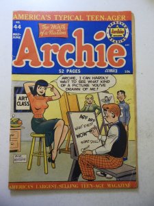 Archie Comics #44 (1950) GD+ Condition centerfold detached
