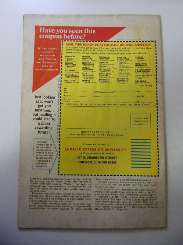 Werewolf by Night #23 (1974) VG Condition Moisture stain bc MVS Intact