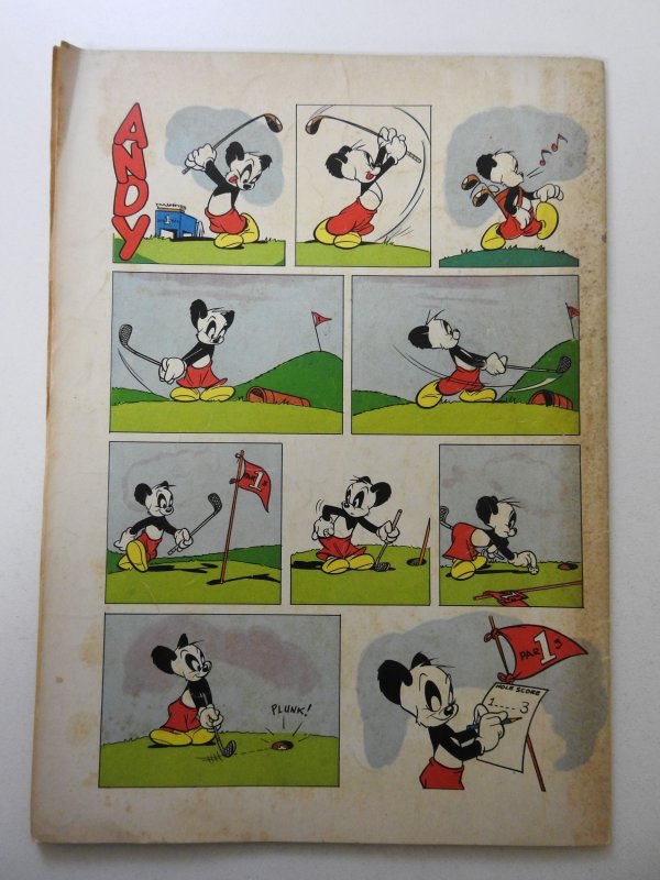 Four Color #240 (1949) GD+ Condition ink fc, centerfold detached