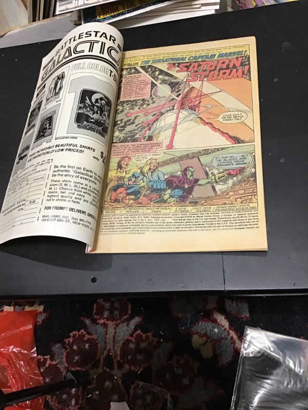 Marvel Spotlight 1 1979 Rare No issue # coverCaptain Marvel! VF/NM  C’ville CERT