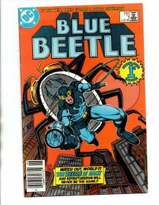 Blue Beetle #1 newsstand - Ted Kord - 1986 - VF