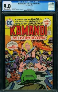 Kamandi, The Last Boy on Earth #27 (1975) CGC 9.0 VFNM