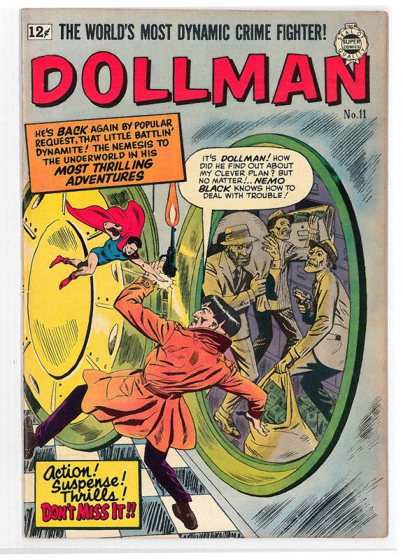 Doll Man Quarterly (1964 Super Reprint) #11 FN/VF, First issue in this series