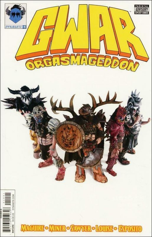 Gwar: Orgasmageddon #1D VF/NM; Dynamite | save on shipping - details inside 