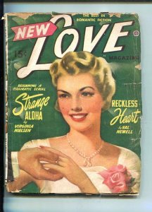 PULP:  NEW LOVE-APR 1949-ROMANTIC PULP FICTION- PIN-UP GIRL COVER-NIELSEN-fr/...