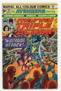 Marvel Triple Action #28 Avengers Scarlet Witch UK Variant FN