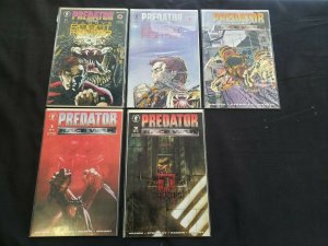 MISC PREDATOR 5PC (VF/NM) PREDATOR VS MAGNUS ROBOT FIGHTER, RACE WAR 1992-93