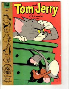 Tom & Jerry Comics # 114 VG/FN Dell Golden Age Comic Book Cat Mouse JL11