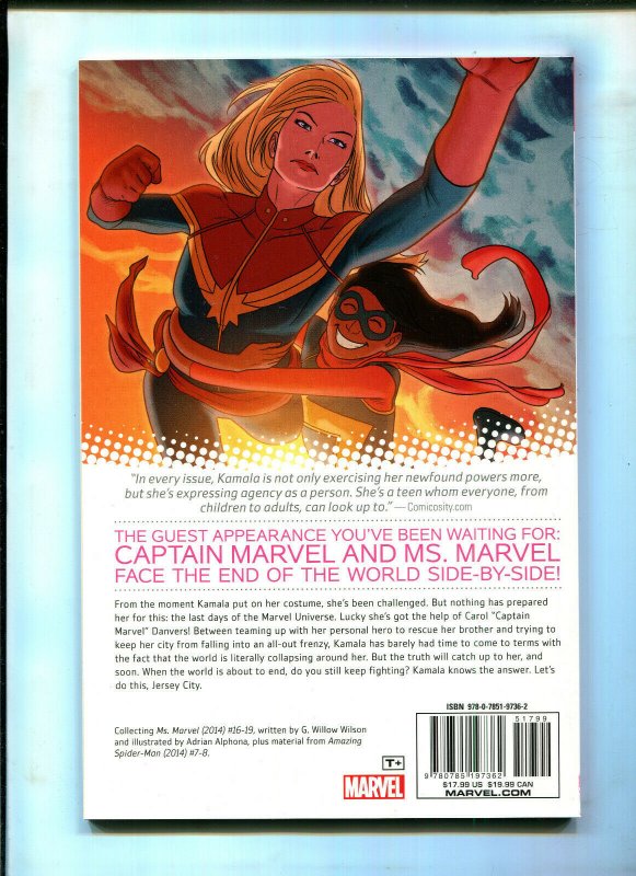 MS. MARVEL VOL. 4 (9.2) LAST DAYS!! 2015