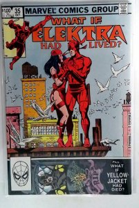 What If? Elektra #35 1982 Marvel 9.0 Had Lived Daredevil Yellow-Jacket Comic