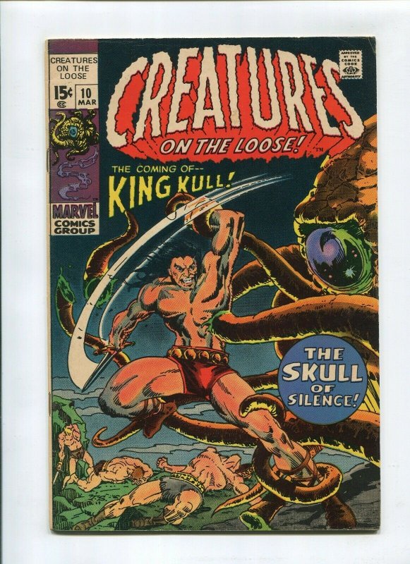 CREATURES ON THE LOOSE #10 (6.0) *THE FISHERMAN COLLECTION* 1ST KULL 1971