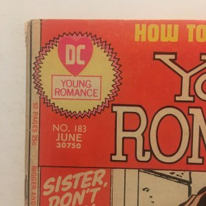 Young Romance #183 Jake Scott Pike Cover 1972 DC Comics Bronze Age
