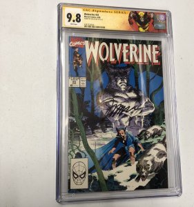 Wolverine (1990) #25 (CGC 9.8 SS) Signed Jim Lee