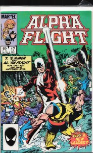 Alpha Flight #15 Direct Edition (1984) Alpha Flight