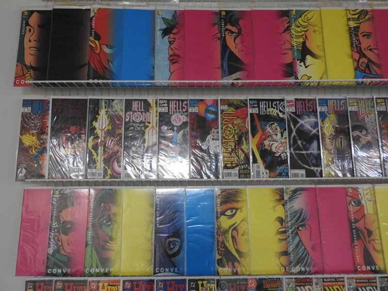 Huge Lot 150+ Comics W/ Convergence, Hellblazer, Hellstorm+ Avg VF Condition!