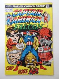 Captain America #162 (1973) This Way Lies Madness! Beautiful Fine+ Condition!