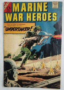 Marine War Heroes Vol 1 #17 Charlton Comic - The Undertaker - 1967 Silver Age VG