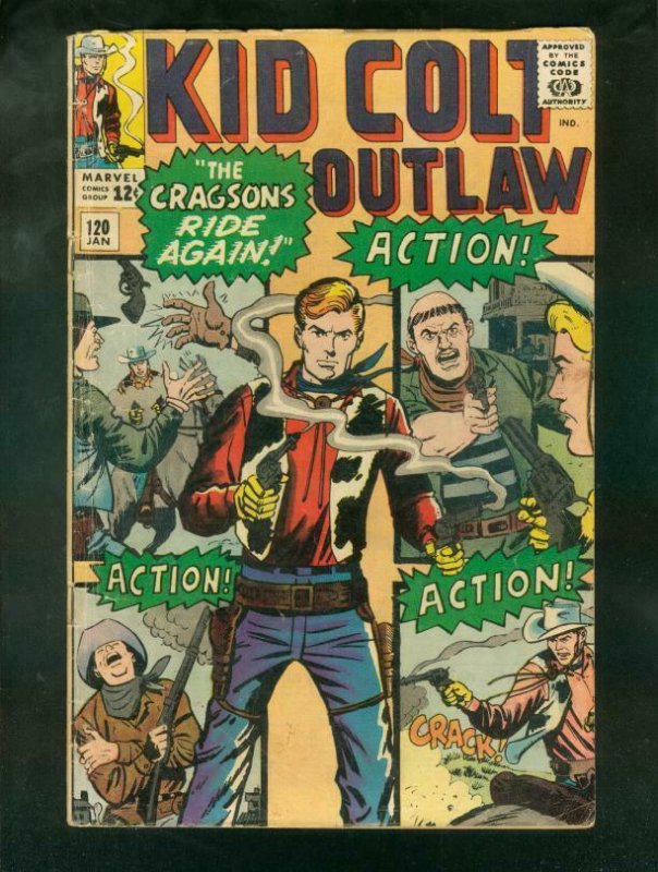 KID COLT OUTLAW #120 1965 VG