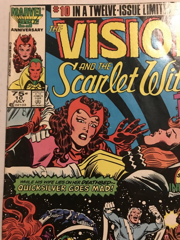 Read online The Vision and the Scarlet Witch (1985) comic - Issue #10