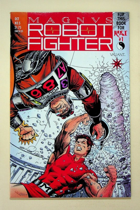 Magnus Robot Fighter #5 Valiant Flip Book Rai #1 Don Perlin 1992