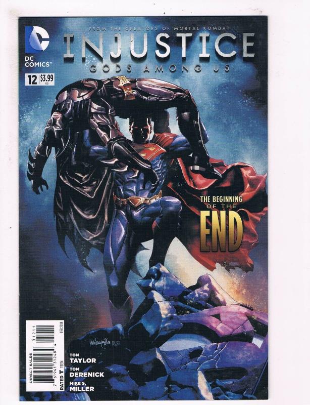 Injustice # 12 FN/VF 1st Print DC New 52 Video Game Comic Book Batman Flash S64