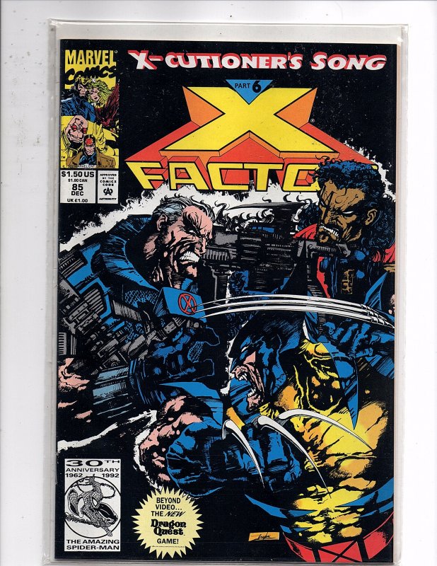 Marvel Comics  X-Factor #85 Peter David Story Jae Lee Art X-Cutioner's Song