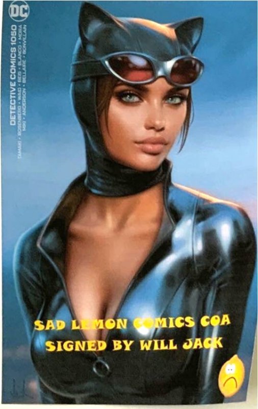 DETECTIVE COMICS #1050 WILL JACK  EXCLUSIVE TRADE/MINIMAL SET  SIGNED W/COA NM.