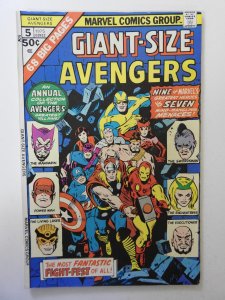Giant-Size Avengers #5 (1975) FN/VF Condition!