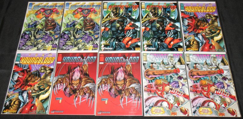 Image YOUNGBLOOD TITLES 28pc Mid-High Grade Comic Lot VF-NM Rob Liefeld