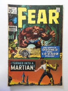 Adventure into Fear #4 (1971) VG Condition!