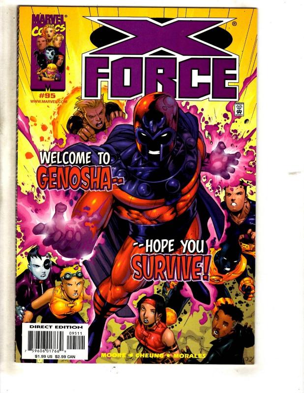 Lot Of 10 X-Force Marvel Comic Books # 86 87 88 89 90 91 92 93 94 95 X-Men CR59