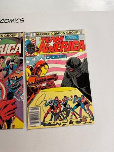 3 Team America Marvel Comic Books # 7 8 9 Avengers X-men Hulk 74 CT3