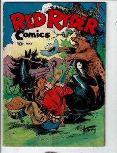 Red Ryder Comics # 34 VG Comic Book Golden Age Western Series TP1