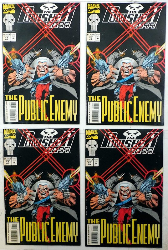 Punisher 2099 Lot of 4 #17 x4 (1994) Marvel Comics 1st Print Comic Books