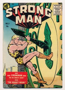 Strong Man (1955 Magazine Enterprises) #1-4 VG- to FN- Complete series, HTF