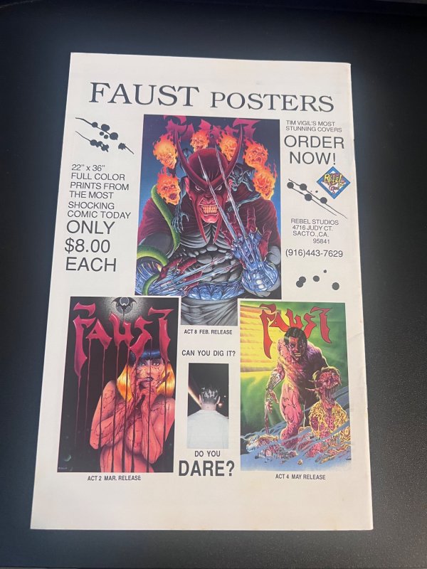 Faust: Love of the Damned #4 (Rebel Studios) Cult Horror Classic