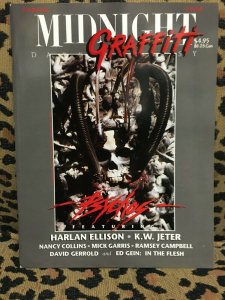 Midnight Graffiti Magazine #5 Spring 1990 Harlan Ellison, K.W. Jeter, Ed Gein